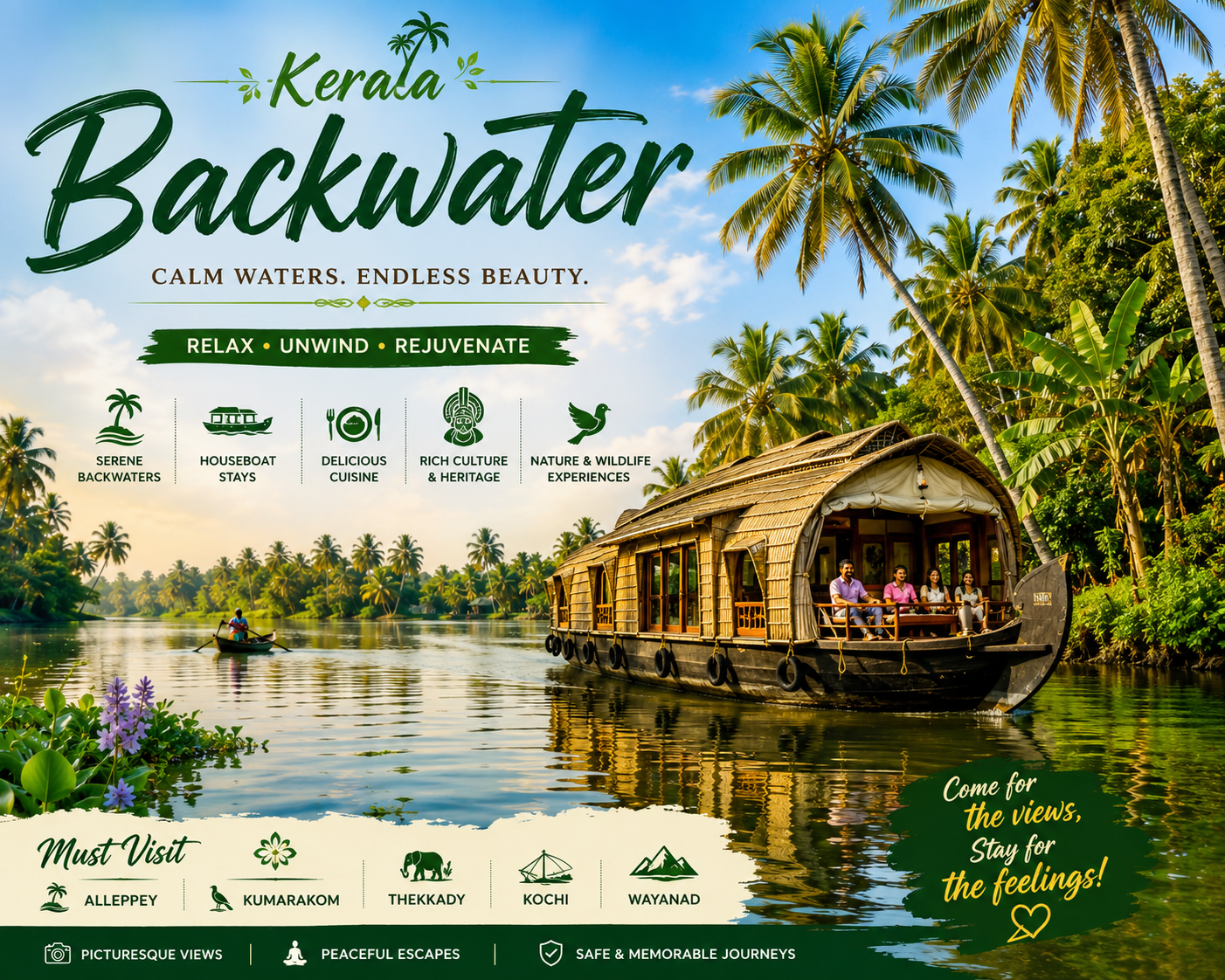Kerala Backwater Family Tour - 6 Days